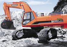 Pásová rypadla Doosan Solar 500 LC-V Gigant
