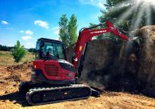 Pásová rypadla Yanmar ViO82 