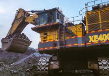 Pásová rypadla XCMG XE4000