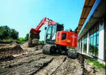 Pásová rypadla Hitachi ZX135US-6