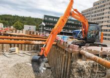 Pásová rypadla Hitachi ZX350LCN-6 TYPE HE20LD