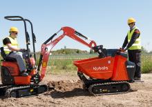 Elektrické pásové dumpery Kubota KC70H-4e