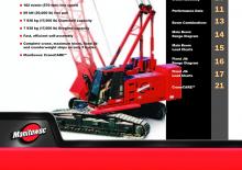 Pásové jeřáby s příhradovým výložníkem Manitowoc 111 E