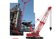 Pásové jeřáby s příhradovým výložníkem Manitowoc 12000 E