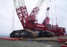 Pásové jeřáby s příhradovým výložníkem Terex-Demag CC 12600