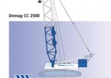 Pásové jeřáby s příhradovým výložníkem Terex-Demag CC 2500