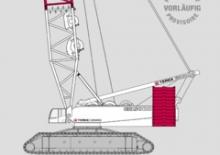 Pásové jeřáby s příhradovým výložníkem Terex-Demag CC 5800