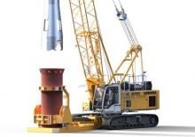 Pásové jeřáby s příhradovým výložníkem Liebherr HS 8050 HD