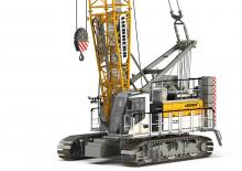 Pásové jeřáby s příhradovým výložníkem Liebherr LR 1100.1 