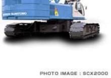 Pásové jeřáby s příhradovým výložníkem Hitachi Sumitomo SCX 2000