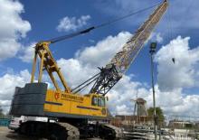 Pásové jeřáby s příhradovým výložníkem Hitachi Sumitomo SCX 900-2