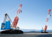 Pásové jeřáby s příhradovým výložníkem Hitachi Sumitomo SCX3500-3