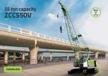 Pásové jeřáby s příhradovým výložníkem Zoomlion ZCC550V