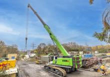 Pásové jeřáby s teleskopickým výložníkem Sennebogen 6103 E