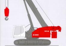 Pásové jeřáby s teleskopickým výložníkem Fuwa FWT-55