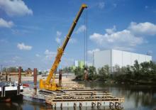 Pásové jeřáby s teleskopickým výložníkem Liebherr LTR 1100