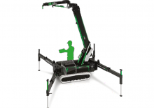 Pásové jeřáby s teleskopickým výložníkem BG Lift M 400 Li-ion