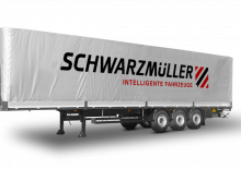 Plachtové návěsy Schwarzmüller 3-axle sliding tarpaulin platform semitrailer - coil - combined transport