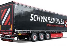 Plachtové návěsy Schwarzmüller 3-axle ultralight sliding tarpaulin platform semitrailer