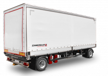 Plachtové přívěsy Schwarzmüller 2-axle jumbo sliding tarpaulin platform trailer