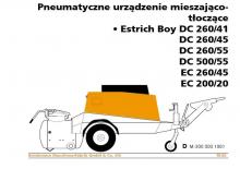 Pneumatické dopravníky Brinkmann Estrich Boy DC 260/41