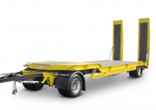Podvalníky Schwarzmüller 2-axle low loader trailer with offset platform