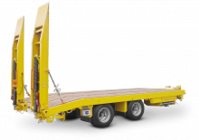 Podvalníky Schwarzmüller Centre-axle low loader trailer with straight platform
