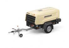 Přenosné vzduchové kompresory - dieslové, elektrické a benzínové Doosan 7/25 