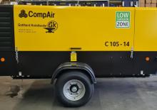 Přenosné vzduchové kompresory - dieslové, elektrické a benzínové CompAir C 105-14