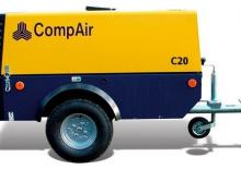Přenosné vzduchové kompresory - dieslové, elektrické a benzínové CompAir C 20-14 gebr.
