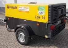 Přenosné vzduchové kompresory - dieslové, elektrické a benzínové CompAir C 65-10