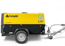 Přenosné vzduchové kompresory - dieslové, elektrické a benzínové CompAir C76
