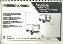 Přenosné vzduchové kompresory - dieslové, elektrické a benzínové Ingersoll-Rand HP 600 W CAT