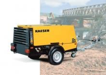 Přenosné vzduchové kompresory - dieslové, elektrické a benzínové Kaeser Mobilair M 52