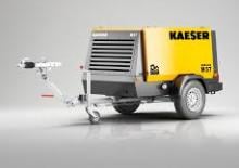 Přenosné vzduchové kompresory - dieslové, elektrické a benzínové Kaeser Mobilair M 57/ 7 bar