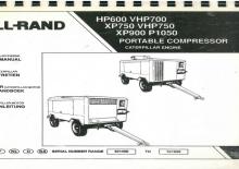 Přenosné vzduchové kompresory - dieslové, elektrické a benzínové Ingersoll-Rand P 1050 W CAT
