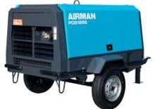Přenosné vzduchové kompresory - dieslové, elektrické a benzínové Airman PDS185S-6EZ1
