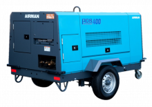 Přenosné vzduchové kompresory - dieslové, elektrické a benzínové Airman PDS400SC-6B5