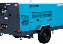 Přenosné vzduchové kompresory - dieslové, elektrické a benzínové Airman PDSF750S-4B4