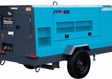 Přenosné vzduchové kompresory - dieslové, elektrické a benzínové Airman PDSH600S-4B4