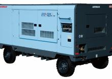 Přenosné vzduchové kompresory - dieslové, elektrické a benzínové Airman PDSJ1550DP-4C6