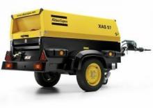 Přenosné vzduchové kompresory - dieslové, elektrické a benzínové Atlas Copco XAS 57 Dd