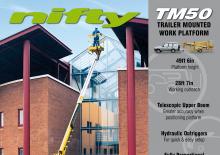 Autoplošiny s kloubovým výložníkem Niftylift TM 50