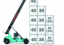 Reach stackery Konecranes SMV 4537 TCX 5