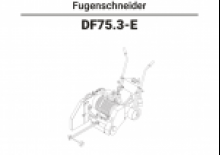 Řezačky spár DEUDIAM DF 75.3-E