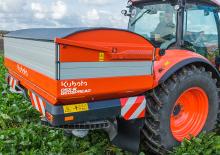 Rozmetadla průmyslových hnojiv Kubota DSX-W Geospread 2150 