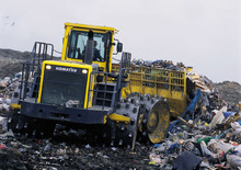 Skládkové kompaktory Komatsu WF550T-3
