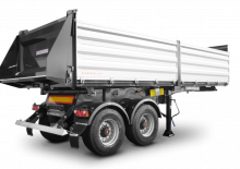 Sklápěcí návěsy Schwarzmüller 2-axle 3-way tipper semitrailer - building site