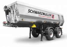 Sklápěcí návěsy Schwarzmüller 2-axle aluminium segment tipper semitrailer - wheelbase 1,810 mm