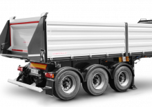 Sklápěcí návěsy Schwarzmüller 3-axle 3-way tipper semitrailer - building site